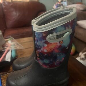 Bogs Kids Boots - Black and Multicolor